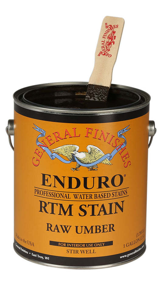 Enduro Ready To Match Stain Raw Umber (water based) 5 GALLONS