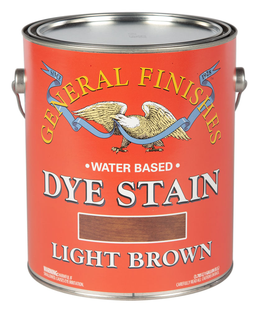 LIGHT BROWN General Finishes Dye Stain GALLON