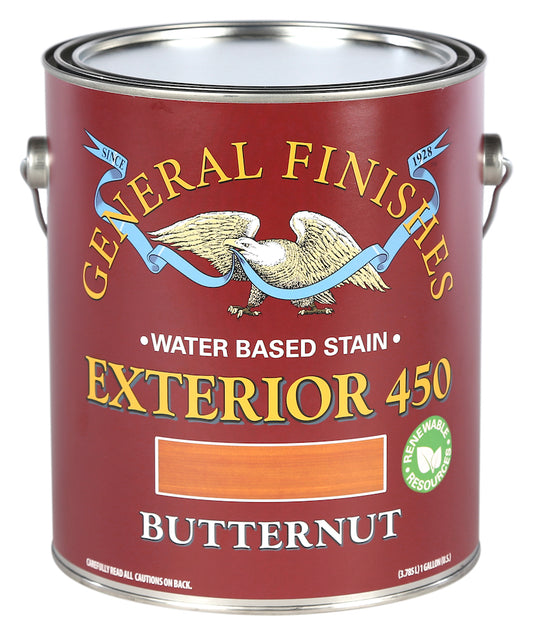 BUTTERNUT General Finishes Exterior 450 Wood Stain GALLON (water based)