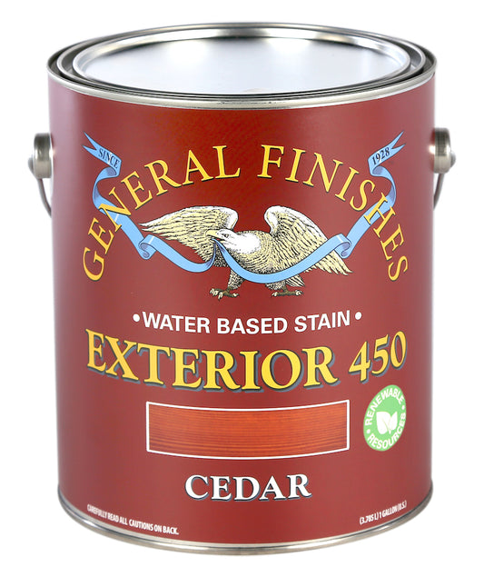 CEDAR General Finishes Exterior 450 Wood Stain GALLON (water based)