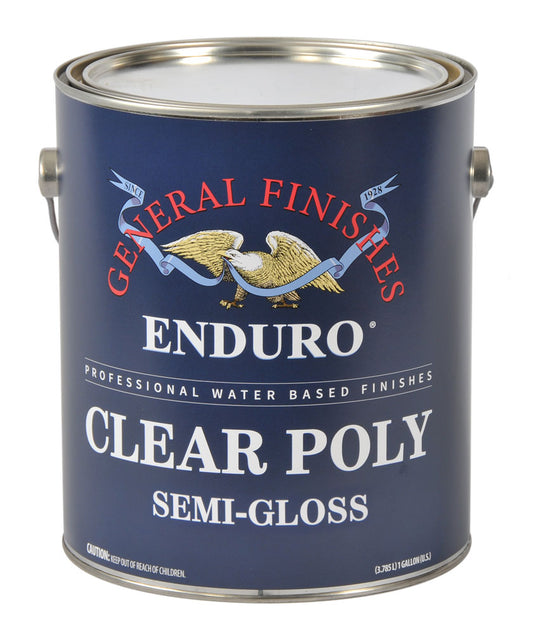 SEMI-GLOSS General Finishes Enduro Clear Poly GALLON