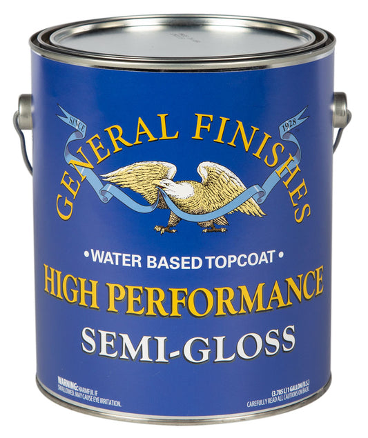 High Performance Water-Based Topcoat Semi-Gloss GALLON