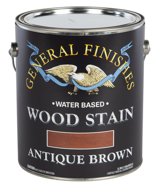 ANTIQUE BROWN General Finishes Wood Stain GALLON (water based)