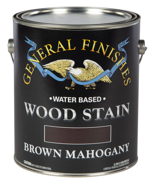 BROWN MAHOGANY General Finishes Wood Stain GALLON (water based)