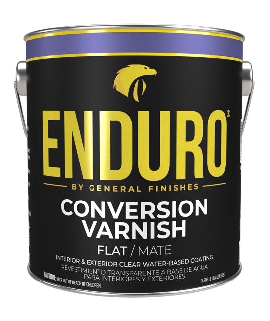 Enduro Conversion Varnish w/catalyst 1 Gallon FLAT