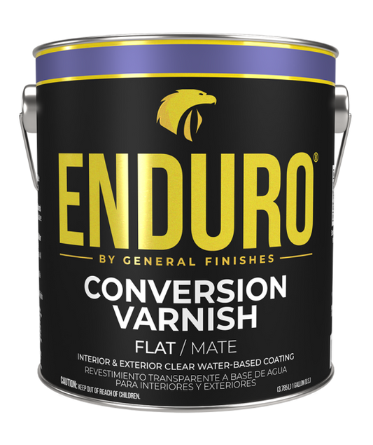 Enduro Conversion Varnish w/catalyst 1 Gallon FLAT