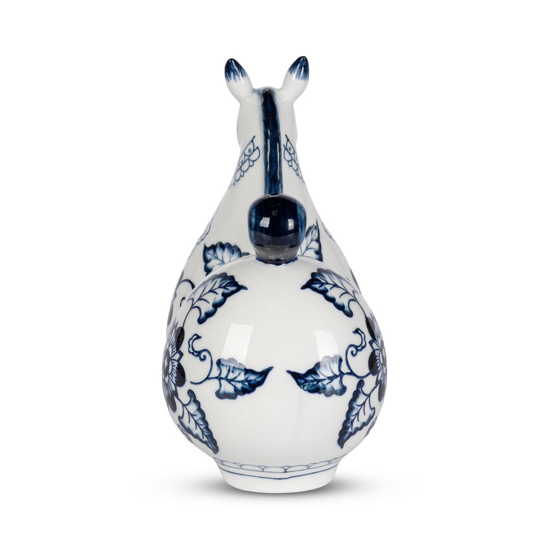 Porcelain horse statues, view 4
