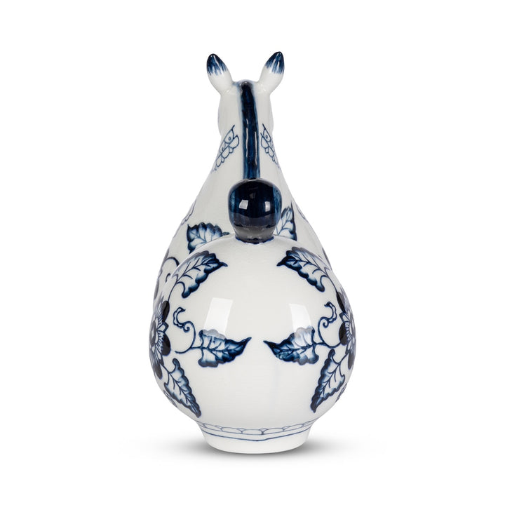 Porcelain horse statues, view 4