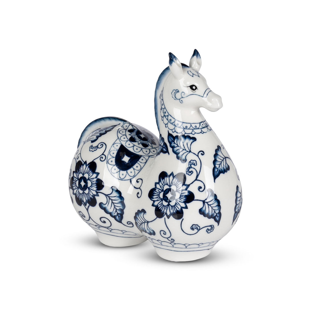 Porcelain horse statues, view 9
