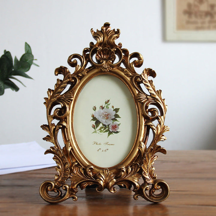 Baroque Crown Oval Photo Frame by Vagabond Vintage