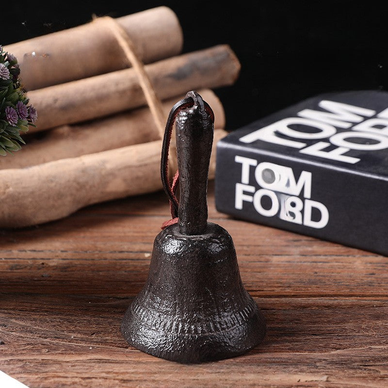 Cast Iron Hand Bell by Vagabond Vintage