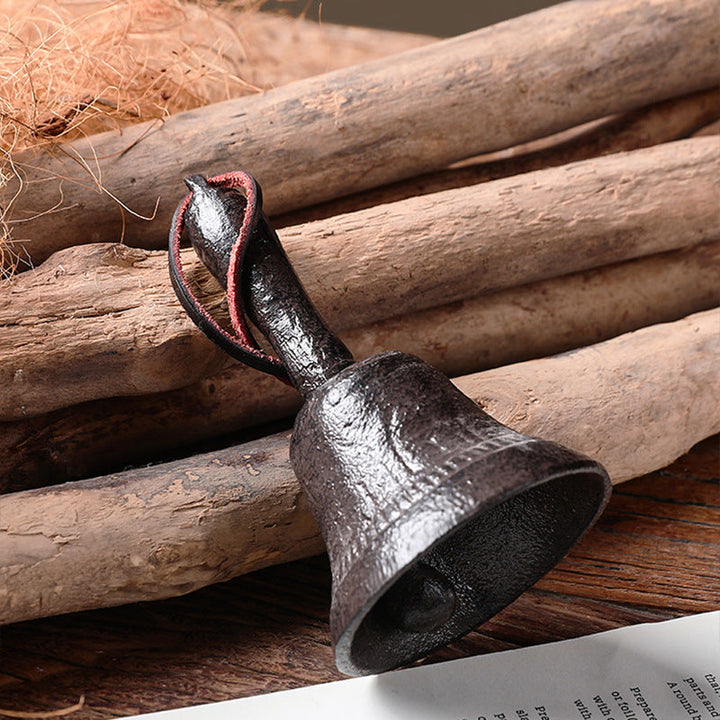 Cast Iron Hand Bell by Vagabond Vintage
