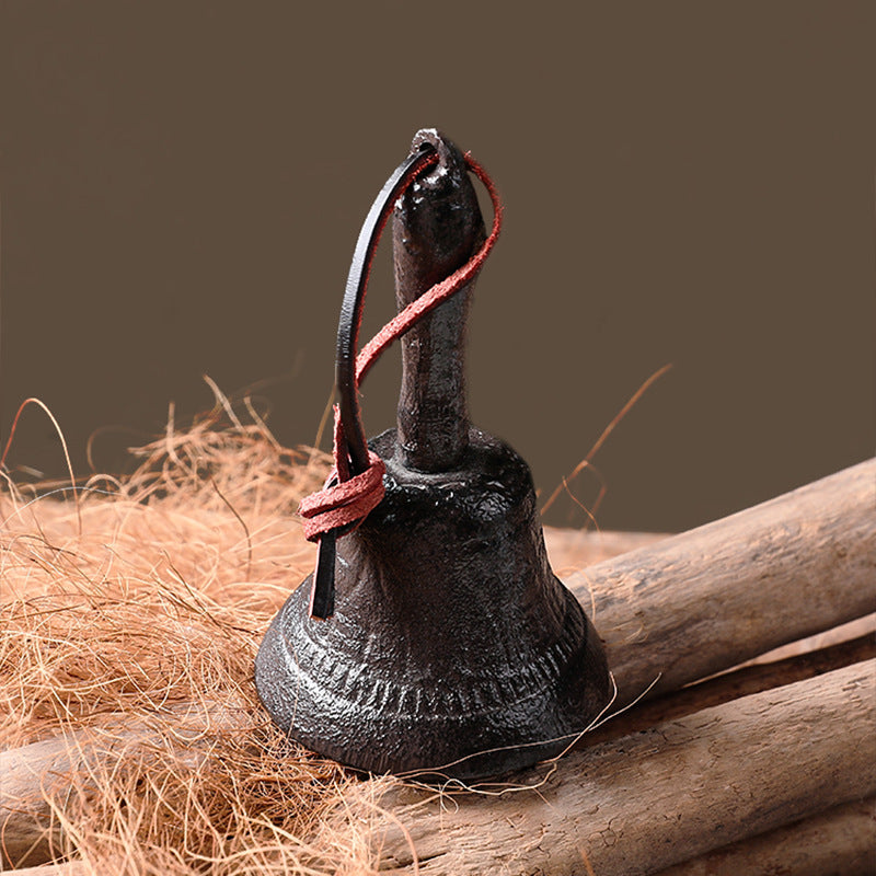 Cast Iron Hand Bell by Vagabond Vintage