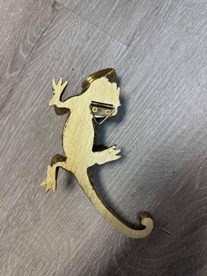 Gold Lizard Decorative Figurine by Vagabond Vintage