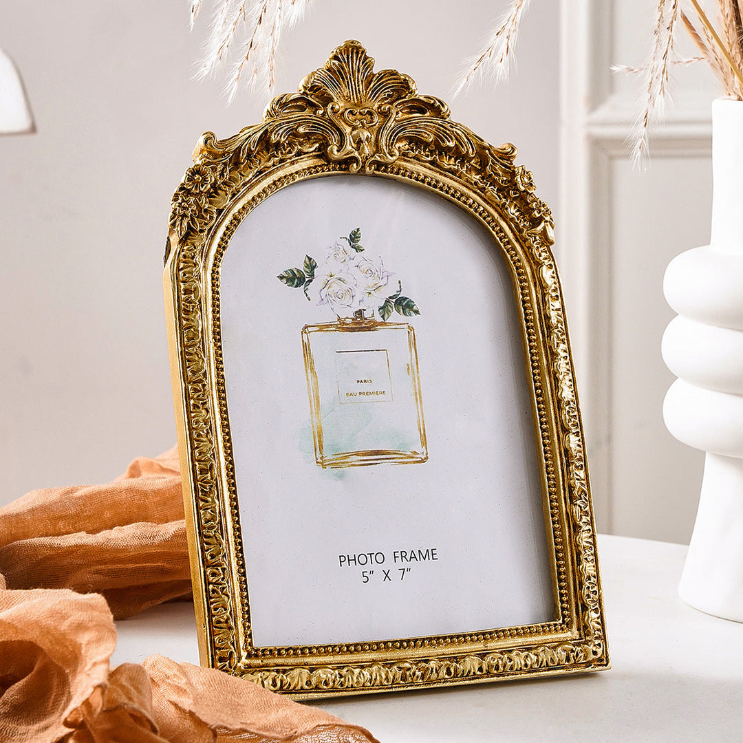 Ornate Gold Arch Photo Frame by Vagabond Vintage