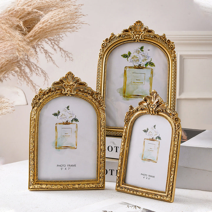 Ornate Gold Arch Photo Frame by Vagabond Vintage