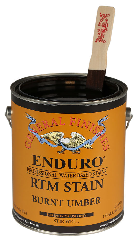 Enduro Ready To Match Stain Burnt Umber (water based) 5 GALLONS