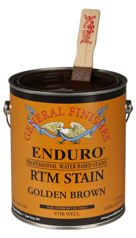 Enduro Ready To Match Stain Golden Brown (water based) 5 GALLONS