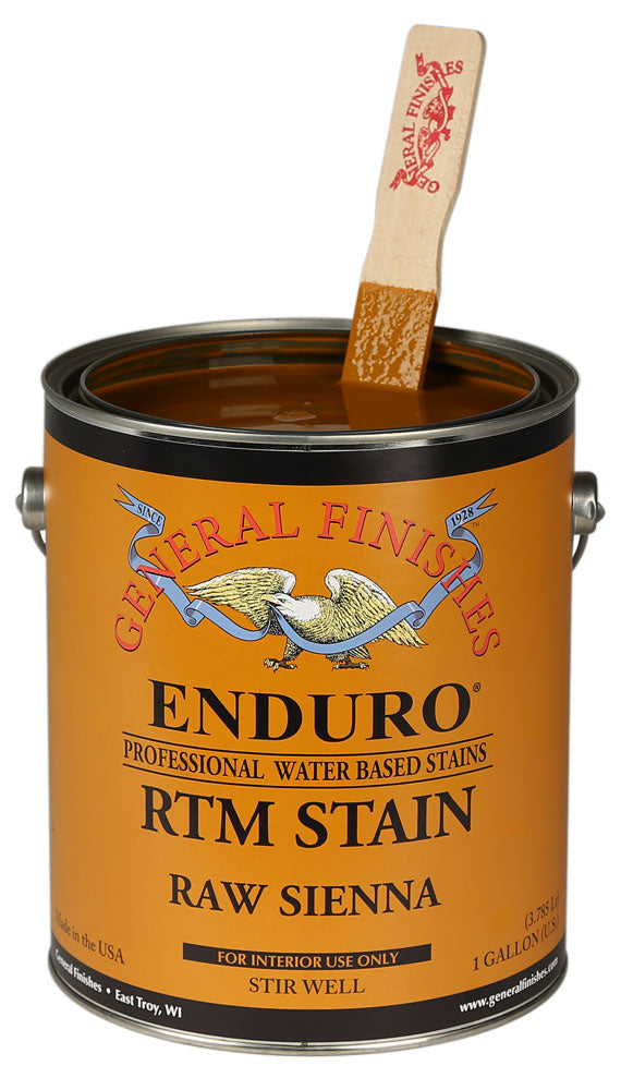 Enduro Ready To Match Stain Raw Sienna (water based) 5 GALLONS