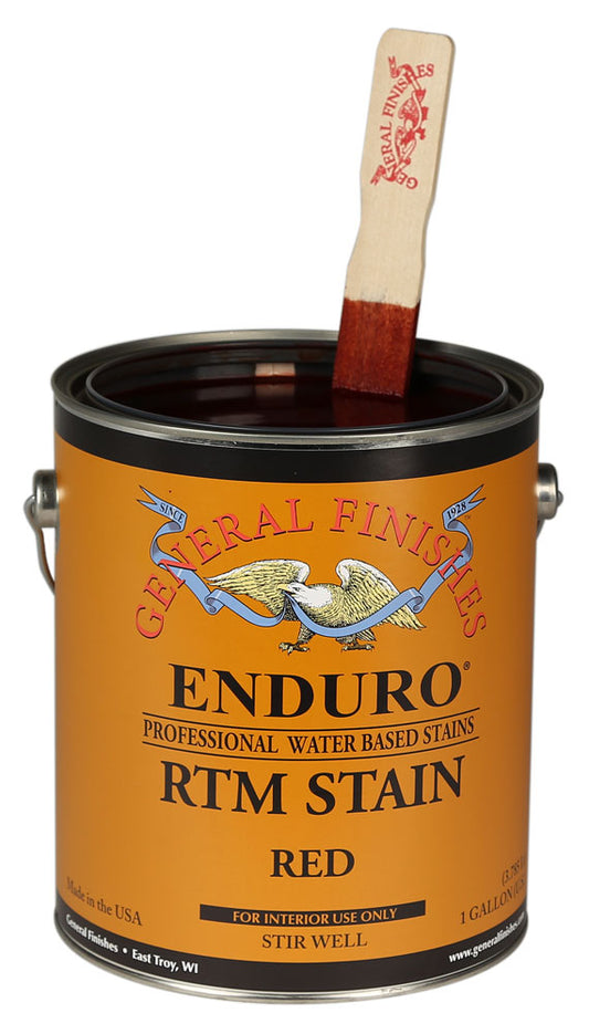 Enduro Ready To Match Stain Red (water based) GALLON