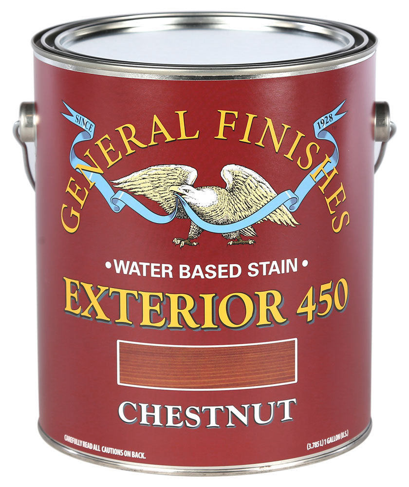 CHESTNUT General Finishes Exterior 450 Wood Stain GALLON (water based)
