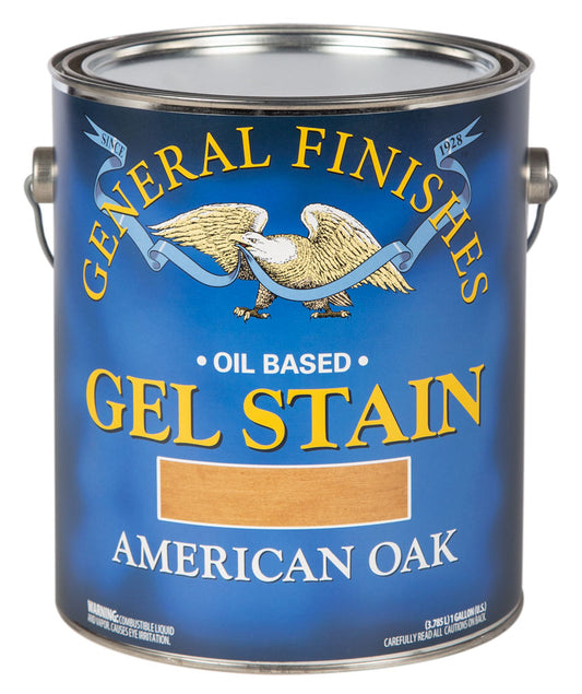 AMERICAN OAK General Finishes Gel Wood Stain GALLON (oil based)