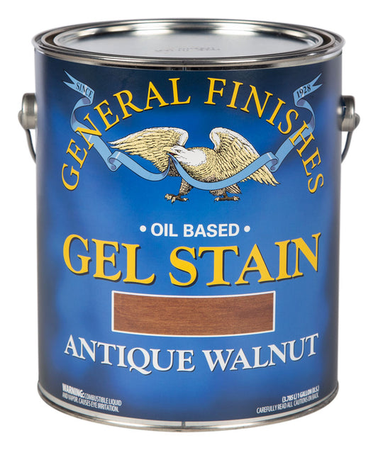 ANTIQUE WALNUT General Finishes Gel Wood Stain GALLON (oil based)