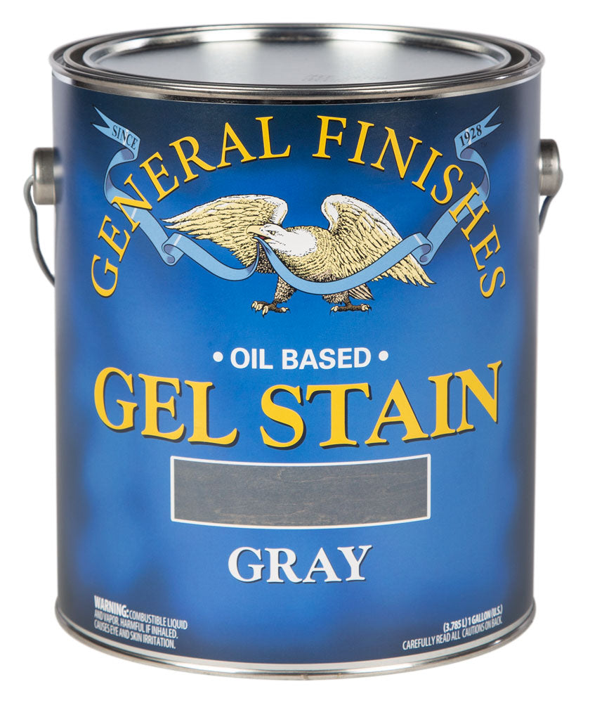 GRAY General Finishes Gel Wood Stain GALLON (oil based)
