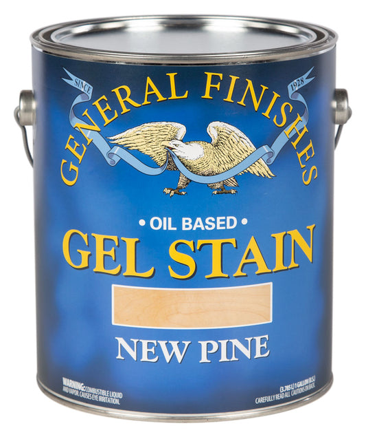 NEW PINE General Finishes Gel Wood Stain GALLON (oil based)