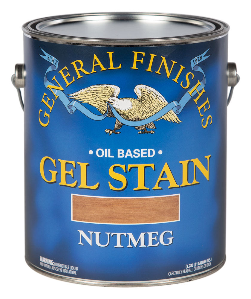 NUTMEG General Finishes Gel Wood Stain GALLON (oil based)