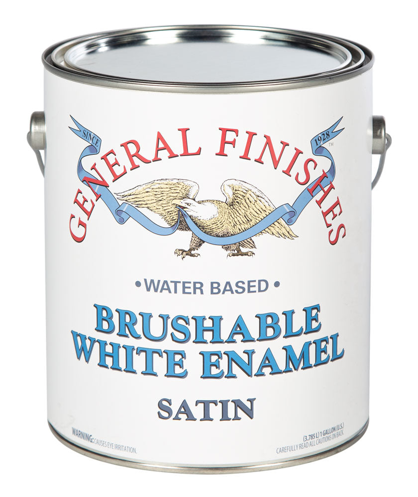Brushable White Enamel SATIN (Water Based) GALLON