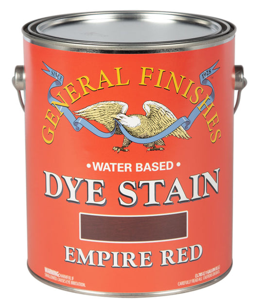 EMPIRE RED General Finishes Dye Stain GALLON