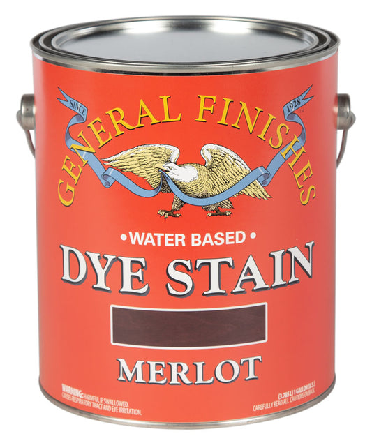 MERLOT General Finishes Dye Stain GALLON
