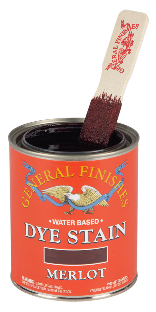 MERLOT General Finishes Dye Stain QUART