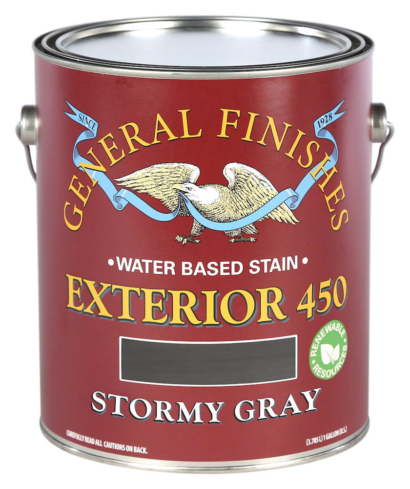General Finishes Exterior 450 Stain Stormy Gray