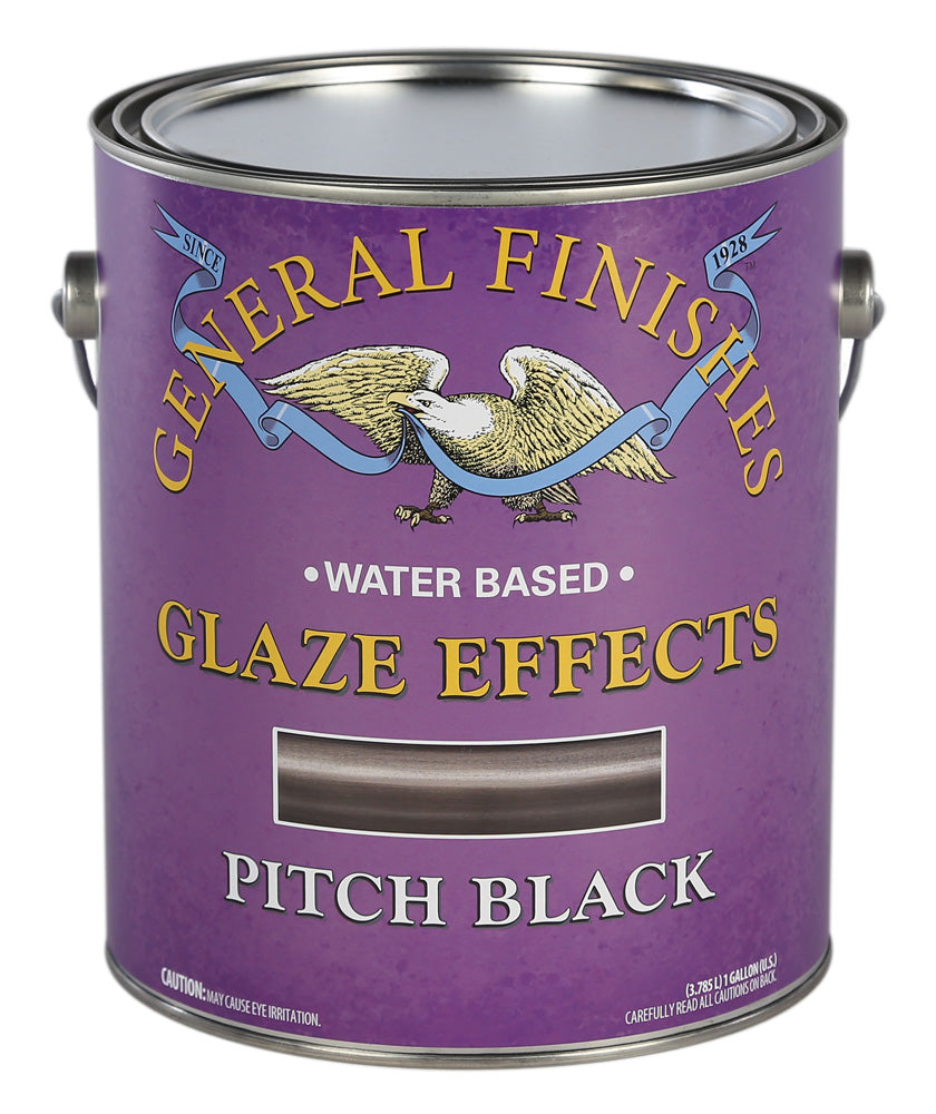 PITCH BLACK General Finishes Glaze Effects GALLON