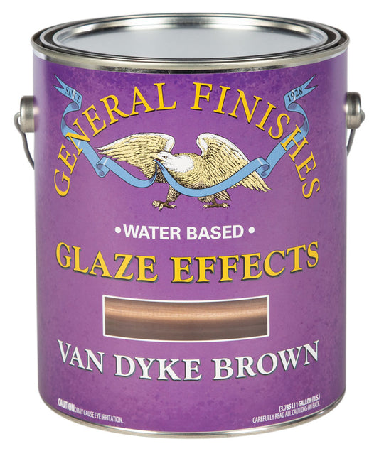 VAN DYKE BROWN General Finishes Glaze Effects GALLON