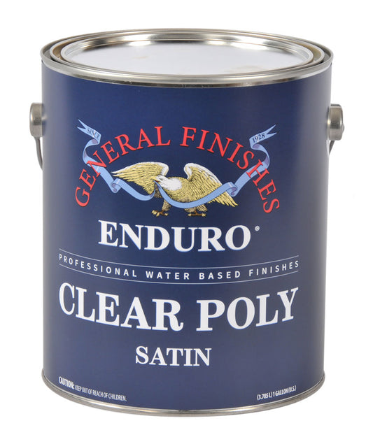 SATIN General Finishes Enduro Clear Poly 5 GALLONS