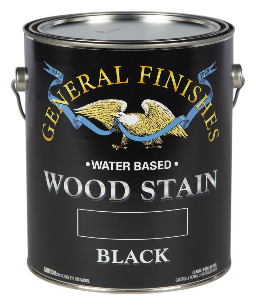 BLACK General Finishes Wood Stain GALLON (water based)