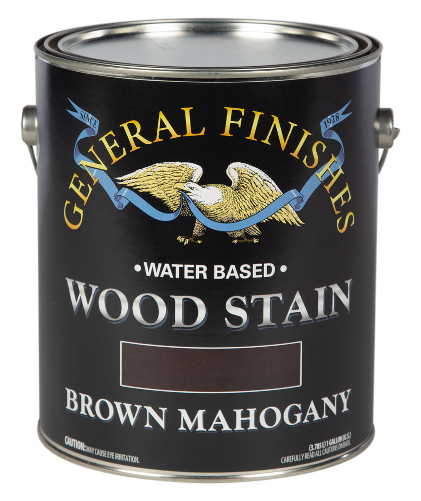 BROWN MAHOGANY General Finishes Wood Stain GALLON (water based)