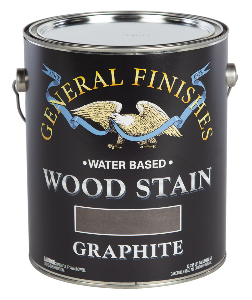 GRAPHITE General Finishes Wood Stain GALLON (water based)
