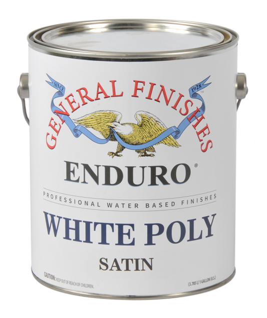 Enduro White Poly SEMI-GLOSS (water based) 1 GALLON